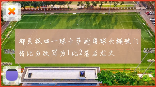 都灵扳回一球卡萨迪角球头槌破门将比分改写为1比2落后尤文